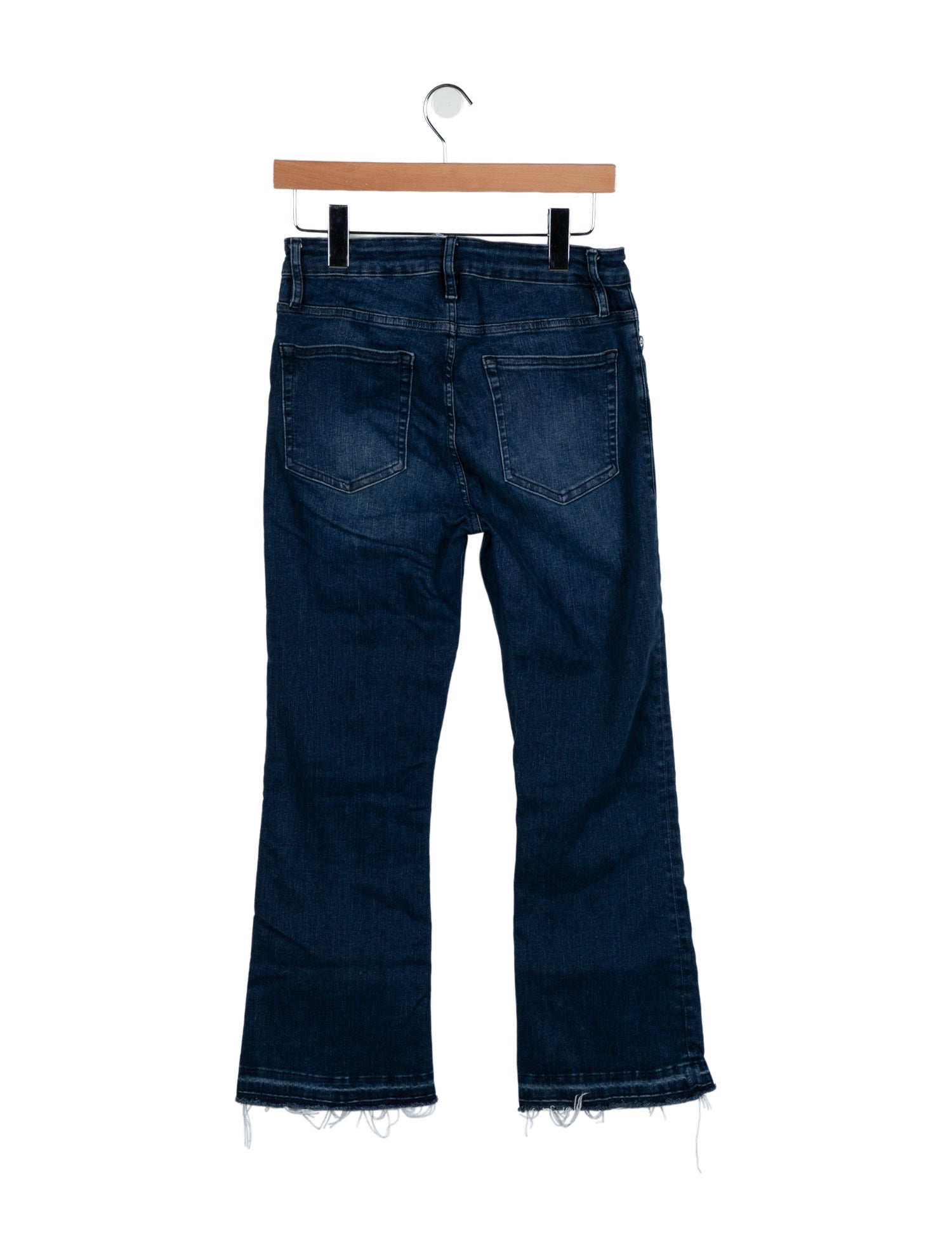FRAME Mid-Rise Wide Leg Jeans