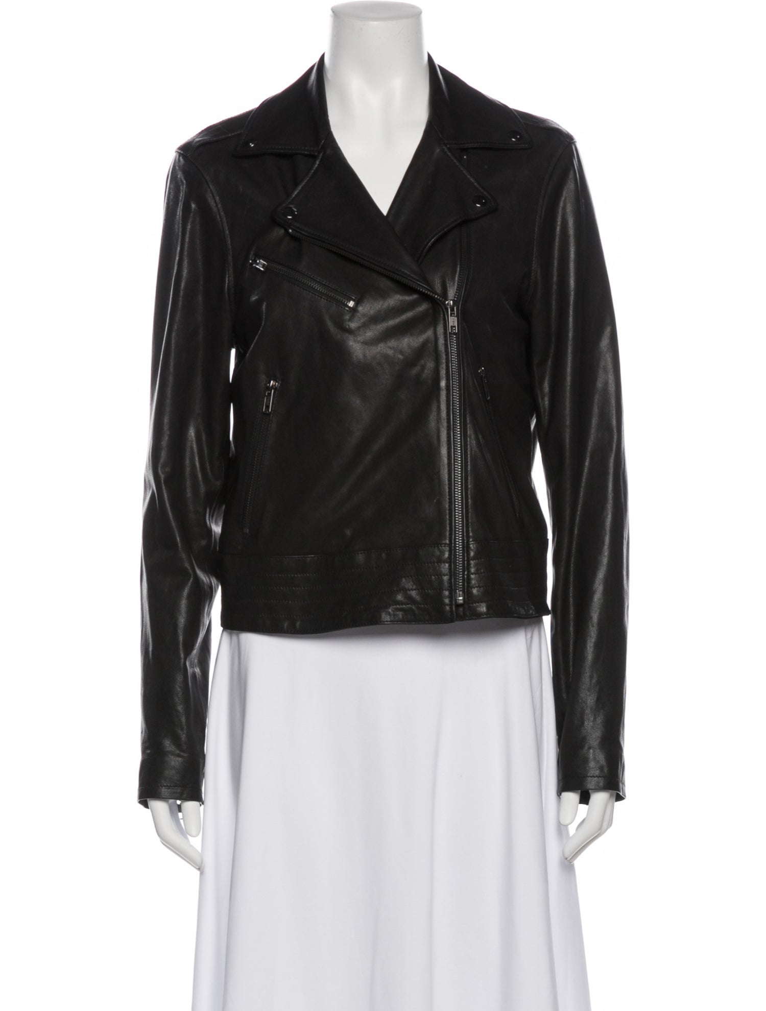 FRAME Lamb Leather Biker Jacket
