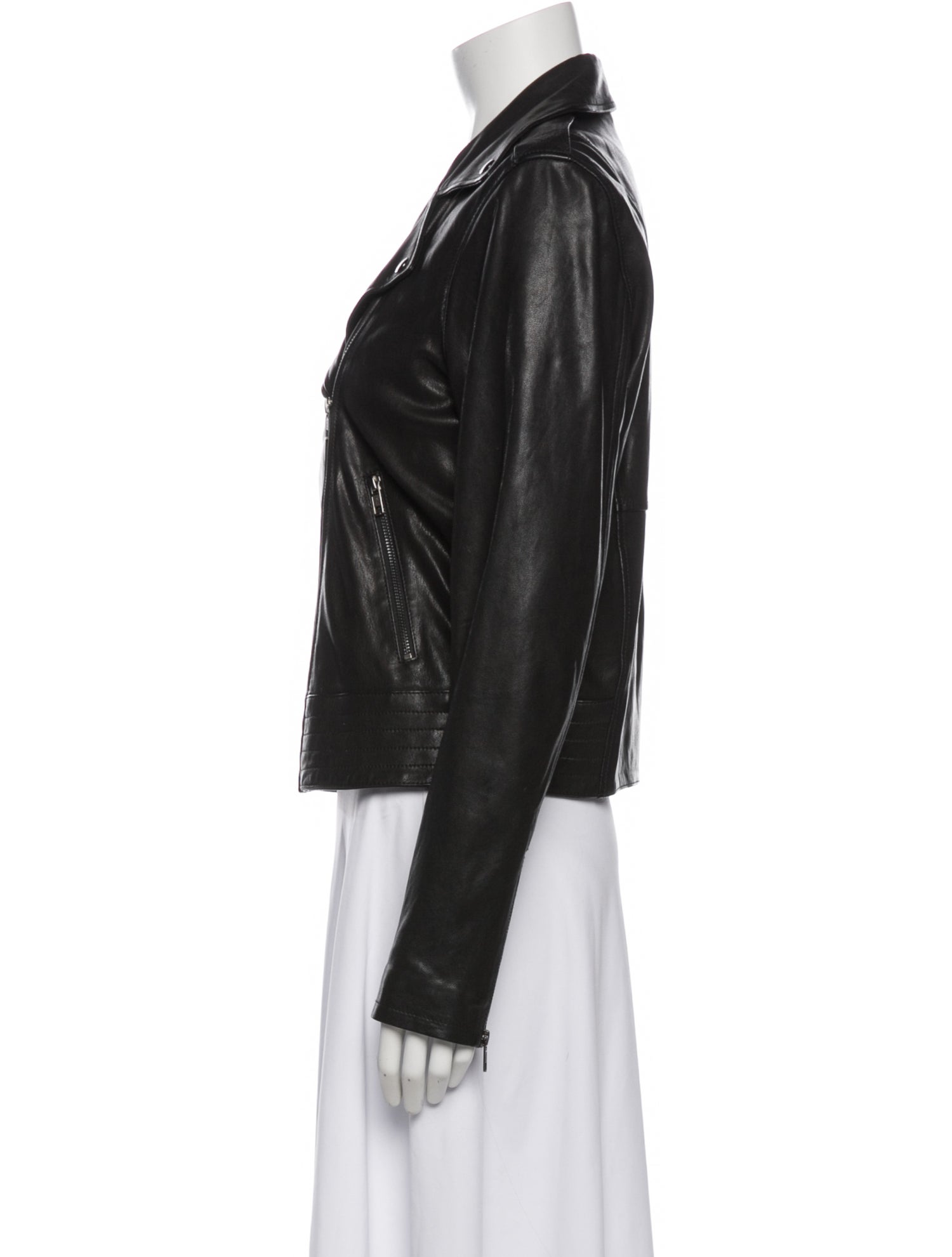 FRAME Lamb Leather Biker Jacket