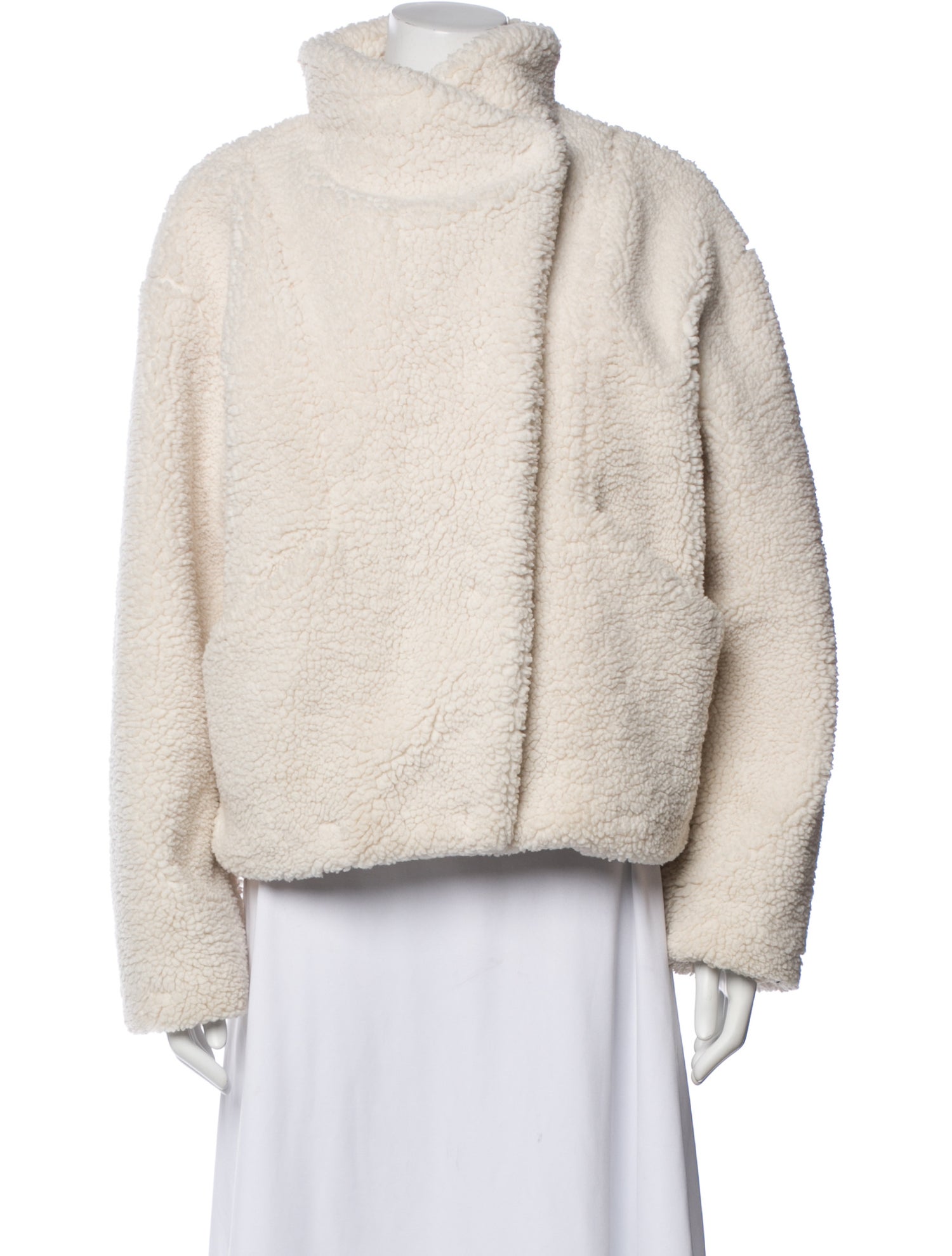 FRAME Faux Fur Jacket