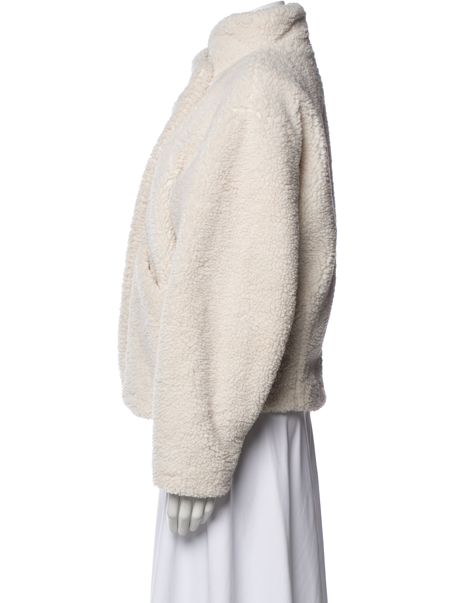 FRAME Faux Fur Jacket