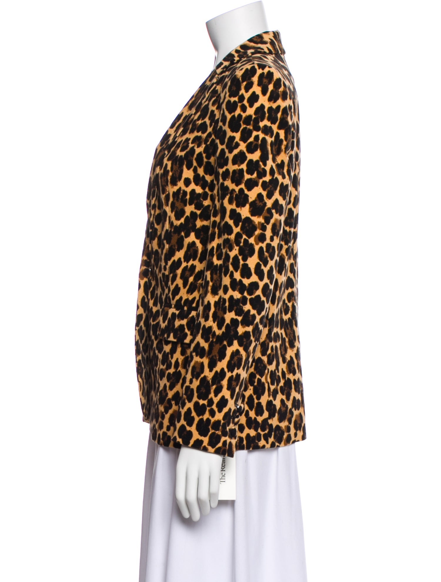 FRAME Animal Print Blazer
