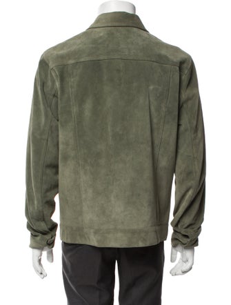 FRAME Leather Trucker Jacket