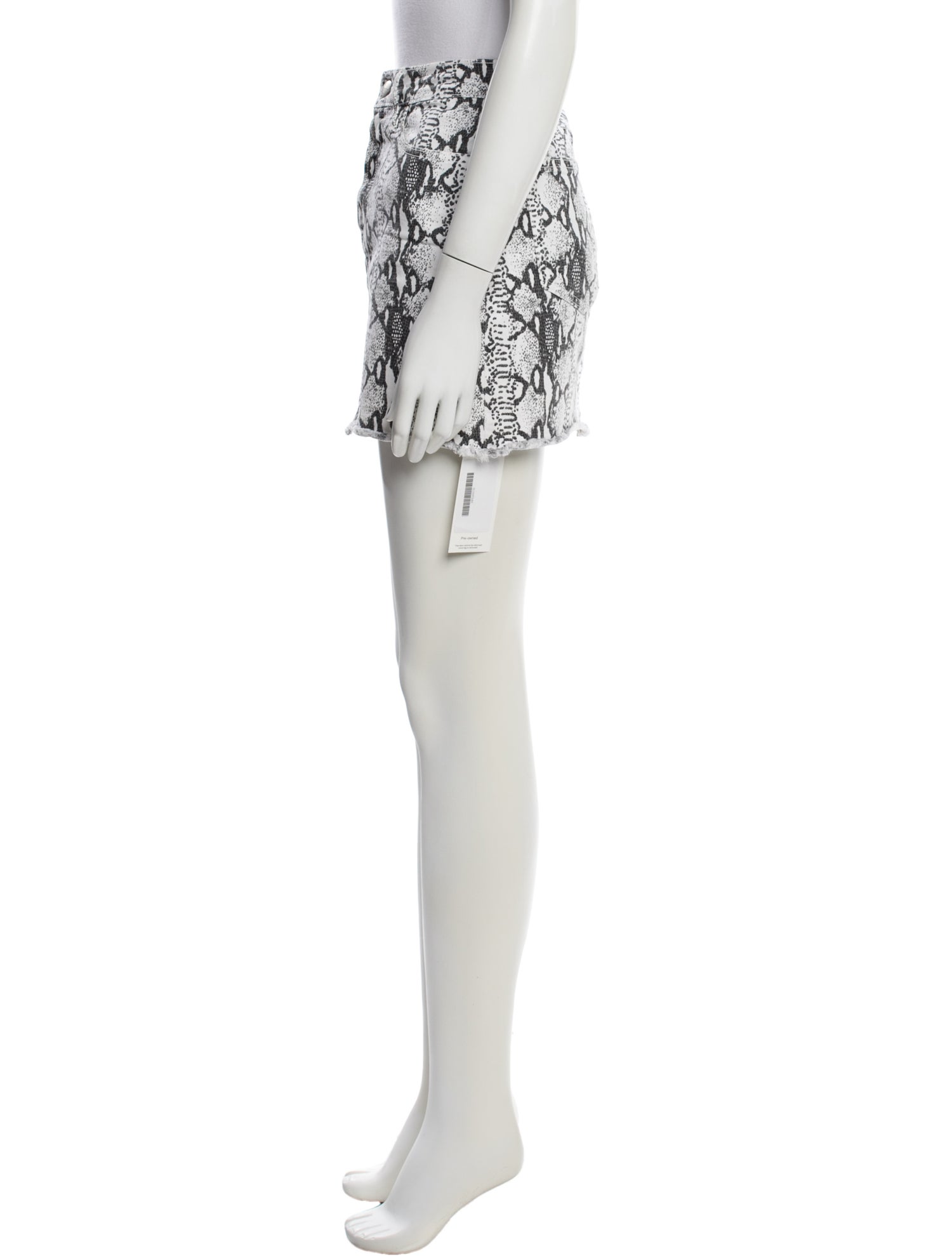 FRAME Printed Mini Skirt