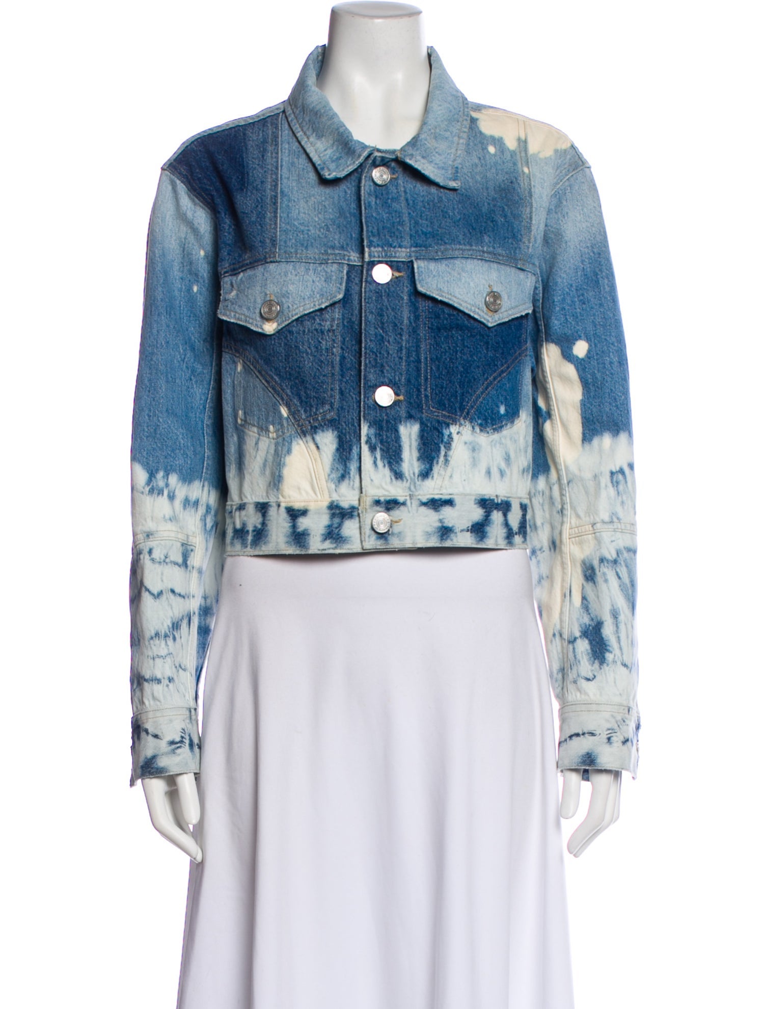 FRAME Printed Denim Jacket