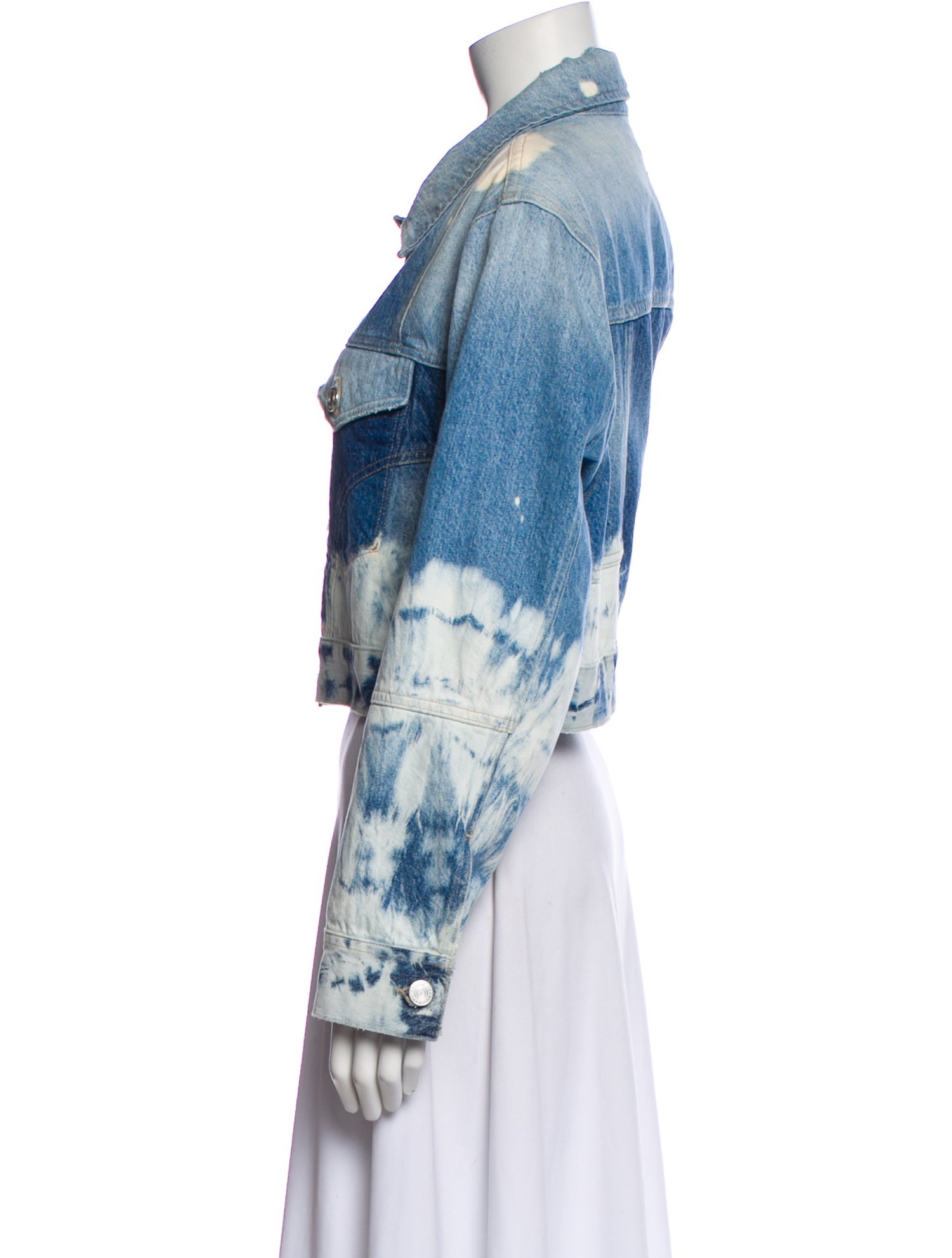 FRAME Printed Denim Jacket