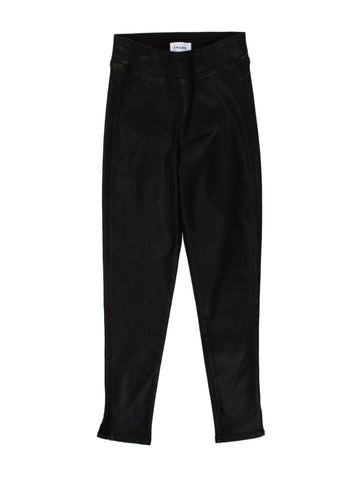 Pre-owned Frame Skinny Leg Pants In Black