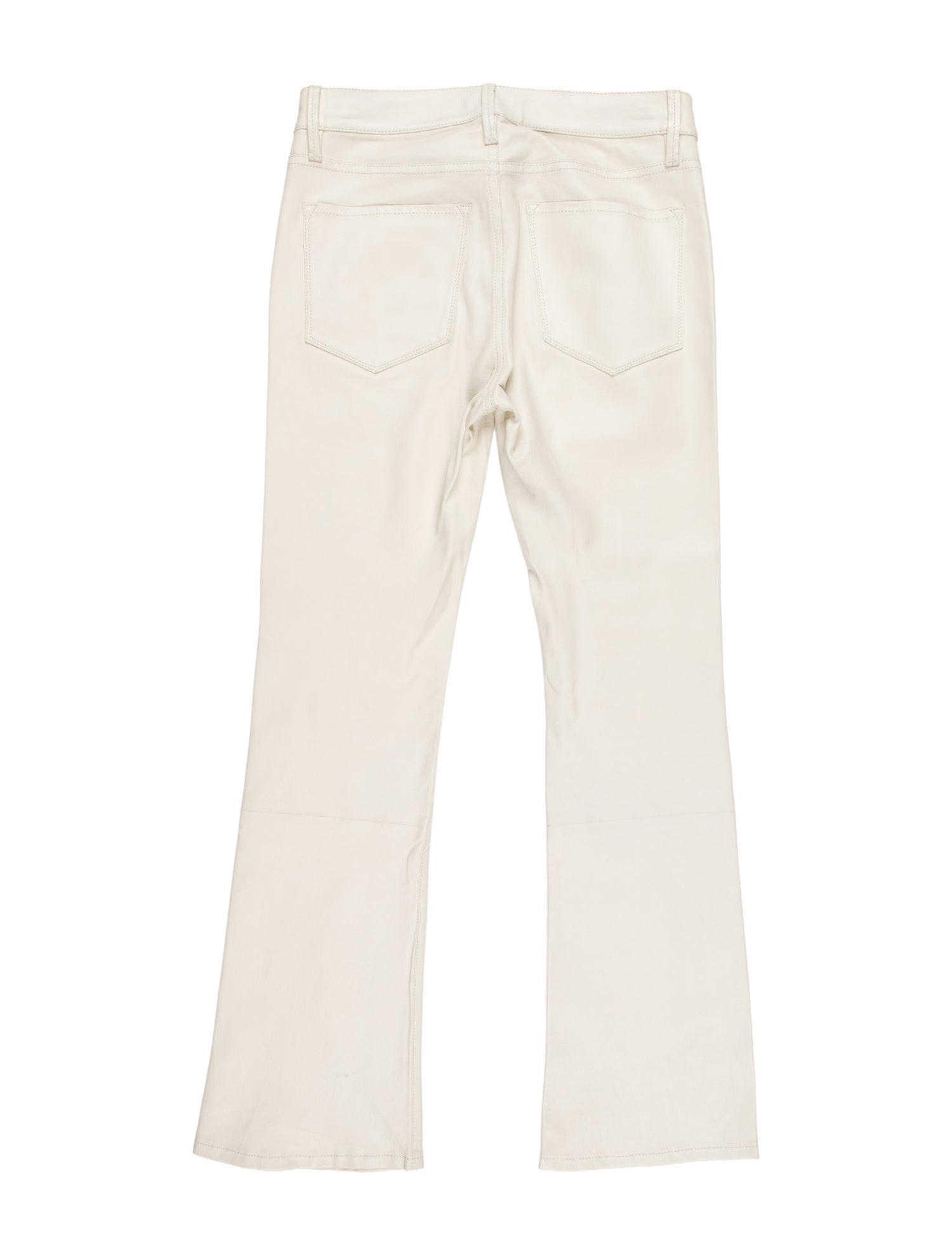 FRAME Lamb Leather Straight Leg Pants