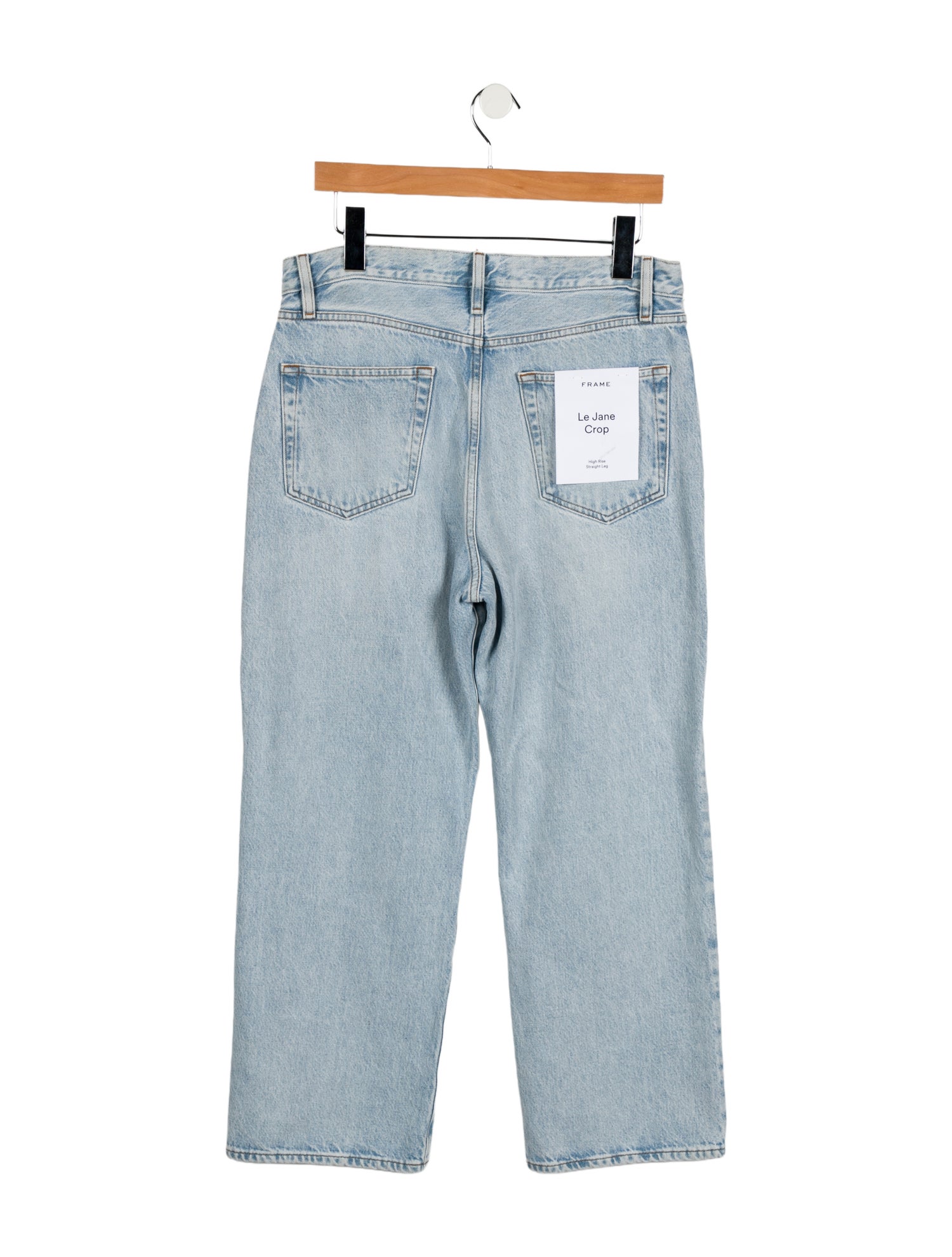 FRAME Mid-Rise Wide Leg Jeans