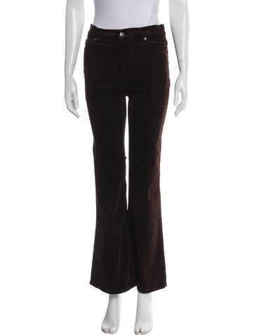 Pre-owned Frame Wide Leg Pants In Brown