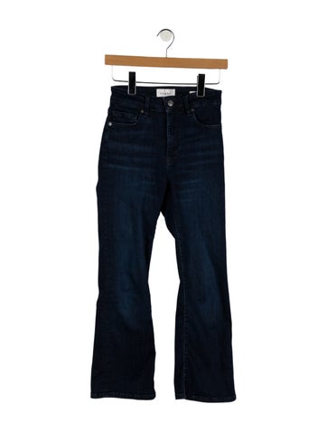 Pre-owned Frame Wide Leg Pants In Blue