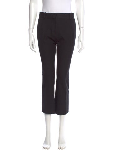 Pre-owned Frame Straight Leg Pants In Black