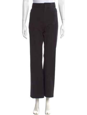 Pre-owned Frame Wide Leg Pants In Black