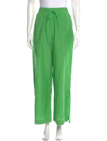 Pre-owned Frame Wide Leg Pants In Green