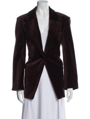 Pre-owned Frame Blazer In Brown