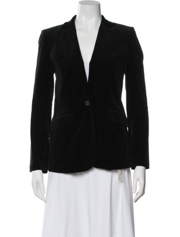 Pre-owned Frame Blazer In Black