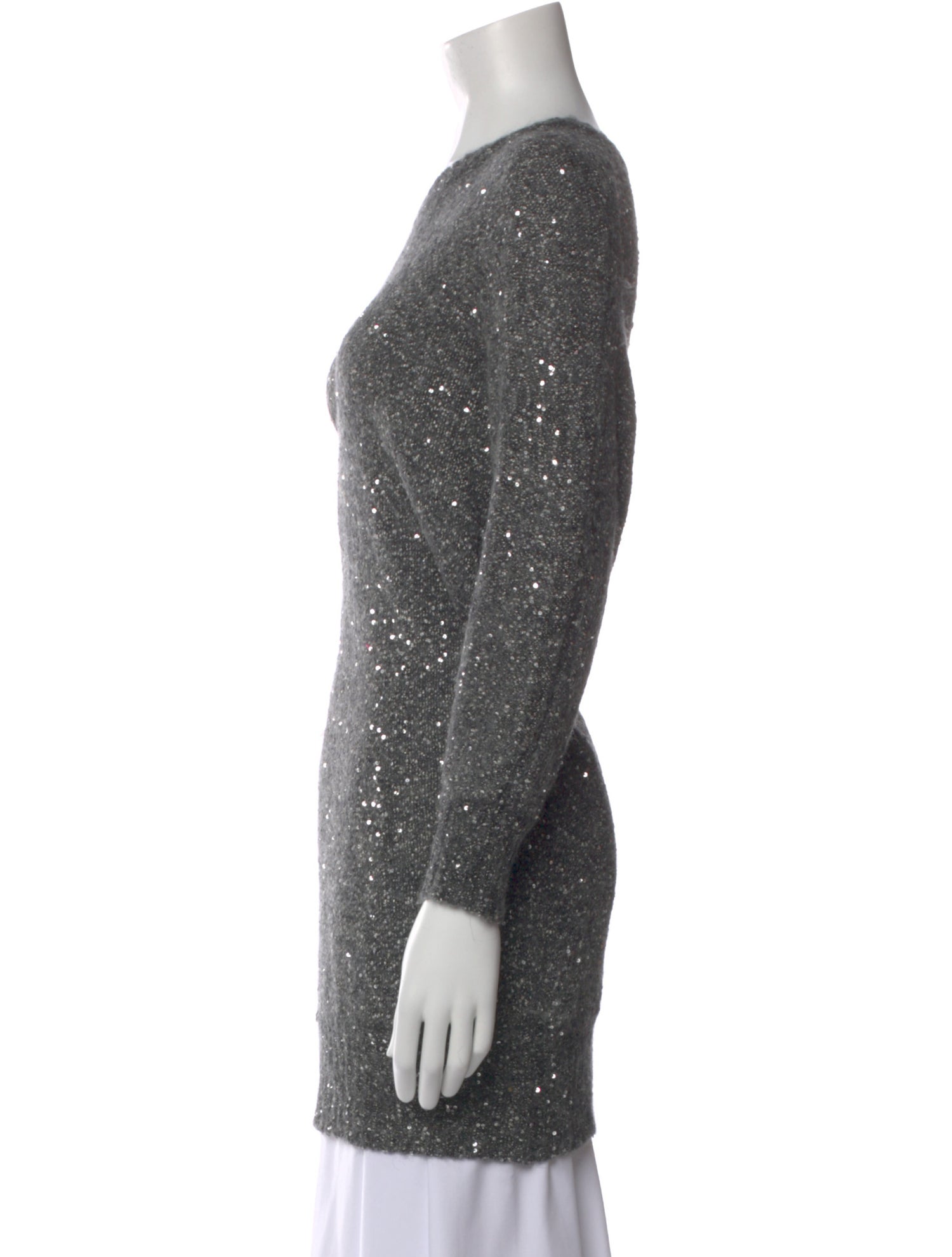 FRAME Patterned Crew Neck Sweater