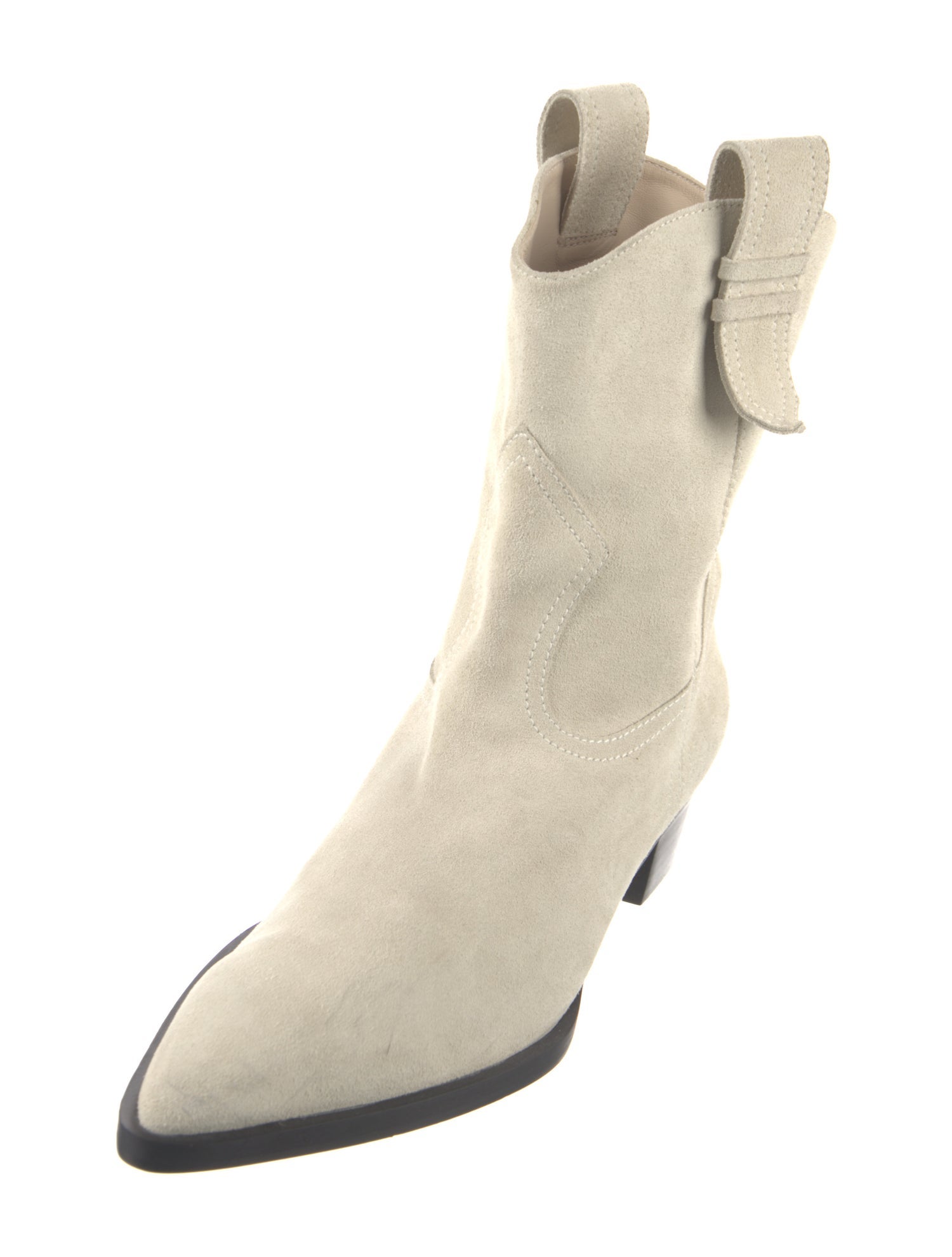 FRAME Suede Western Boots