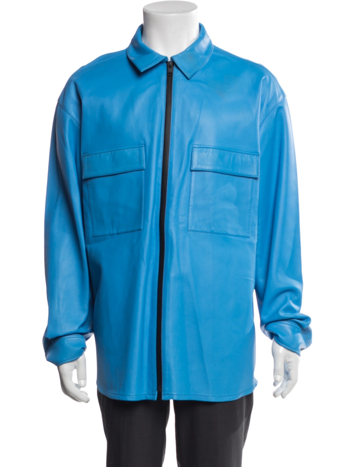 FRAME Lamb Leather Utility Jacket