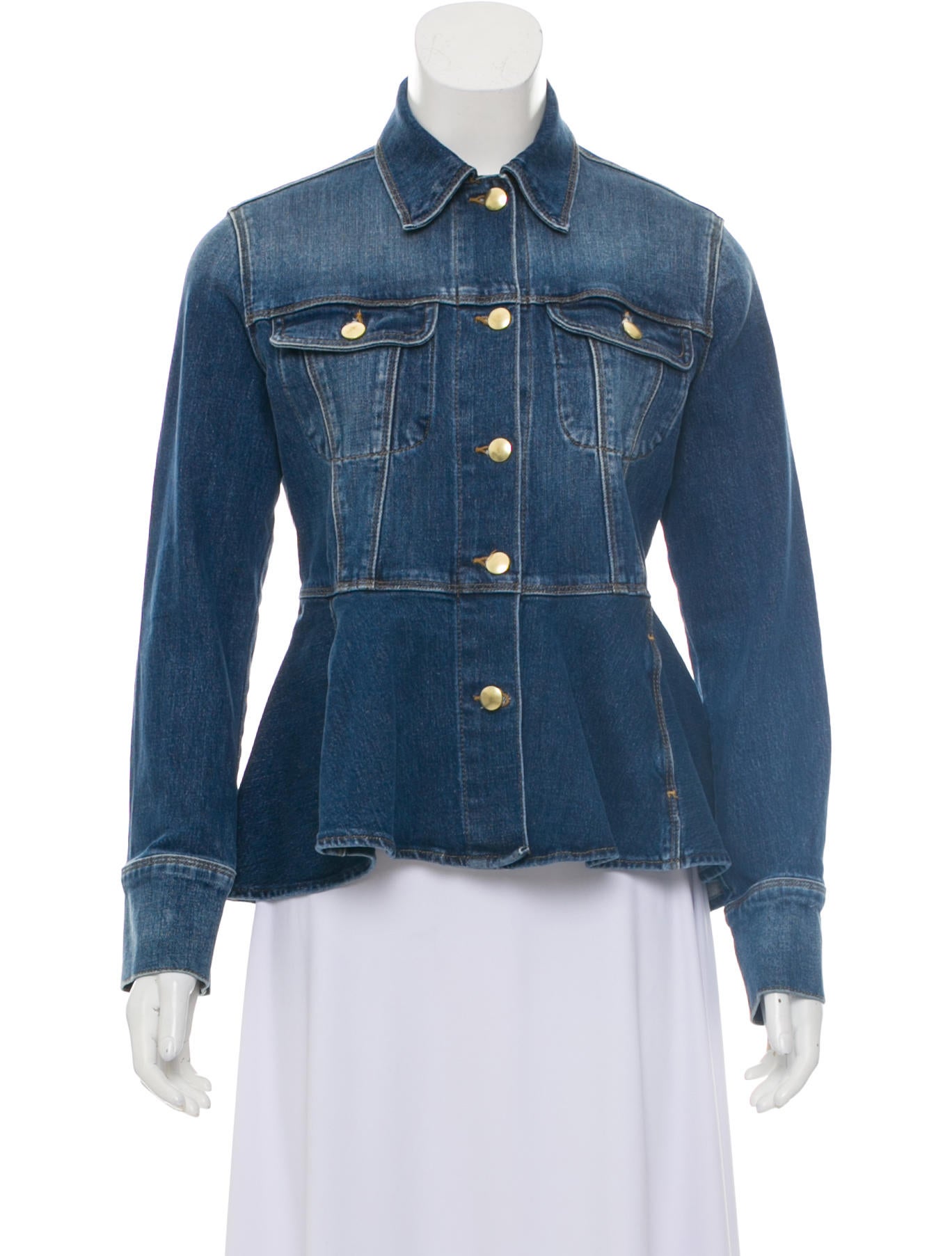 flared denim jacket