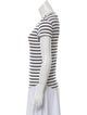 Striped Crew Neck T-Shirt w/ Tags image 2