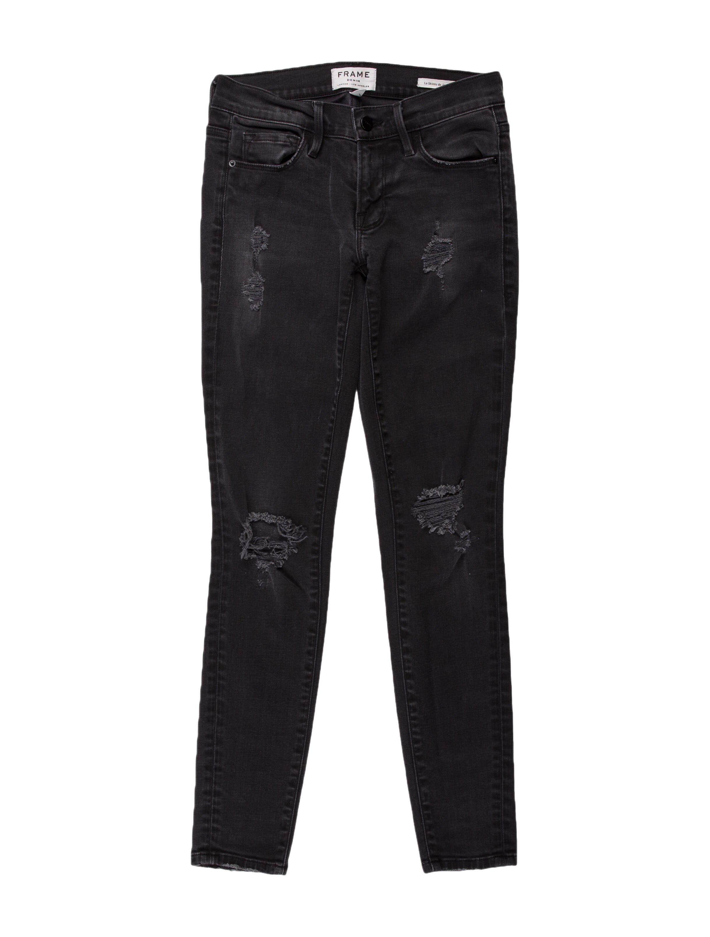 FRAME Low-Rise Skinny Leg Jeans