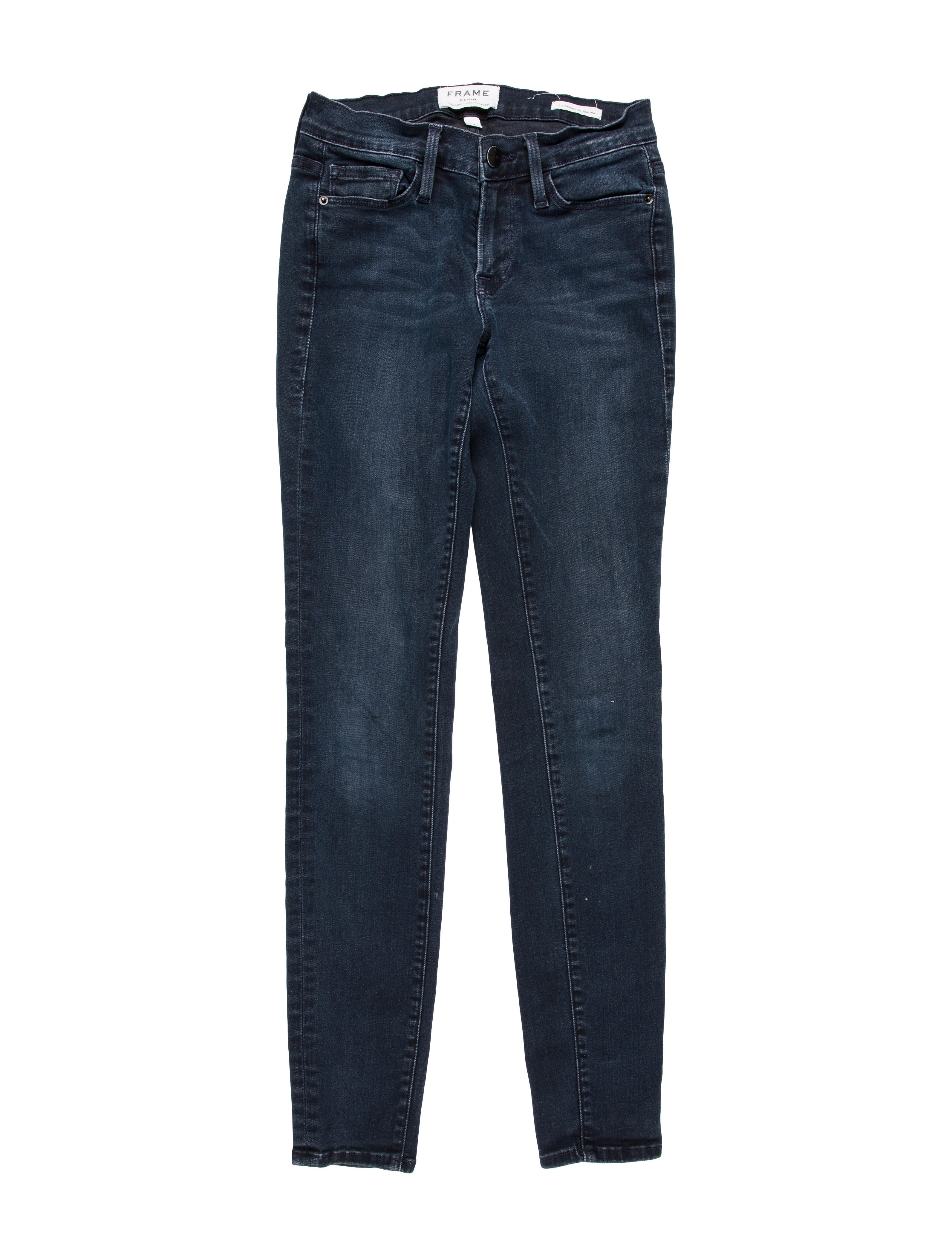 FRAME Low-Rise Skinny Leg Jeans