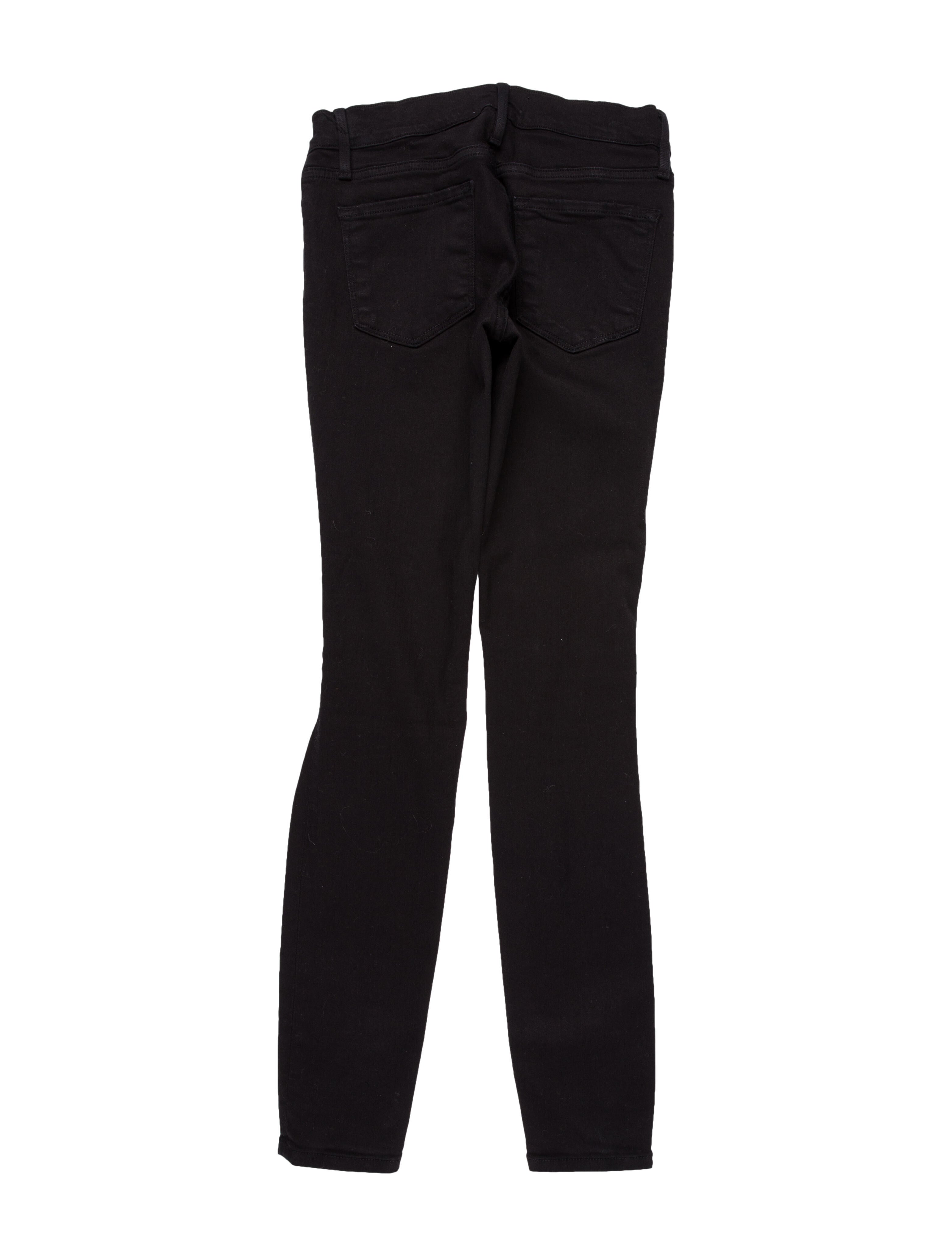 FRAME Low-Rise Skinny Leg Jeans