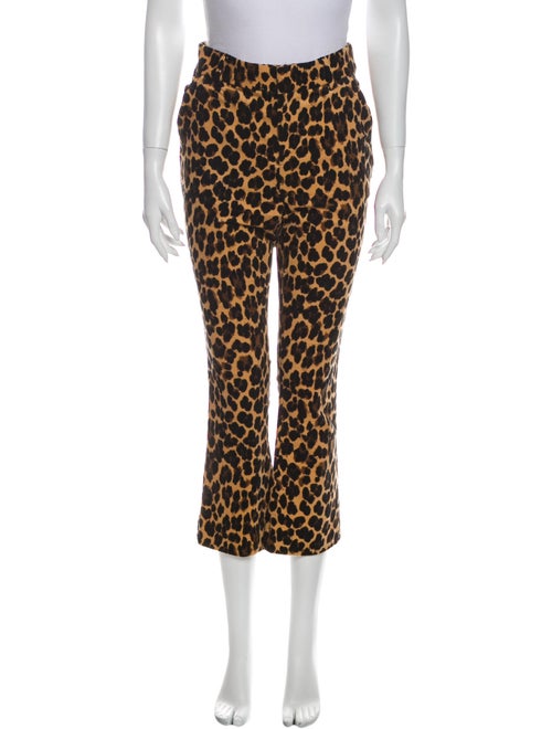 Frame Animal Print Flared Pants