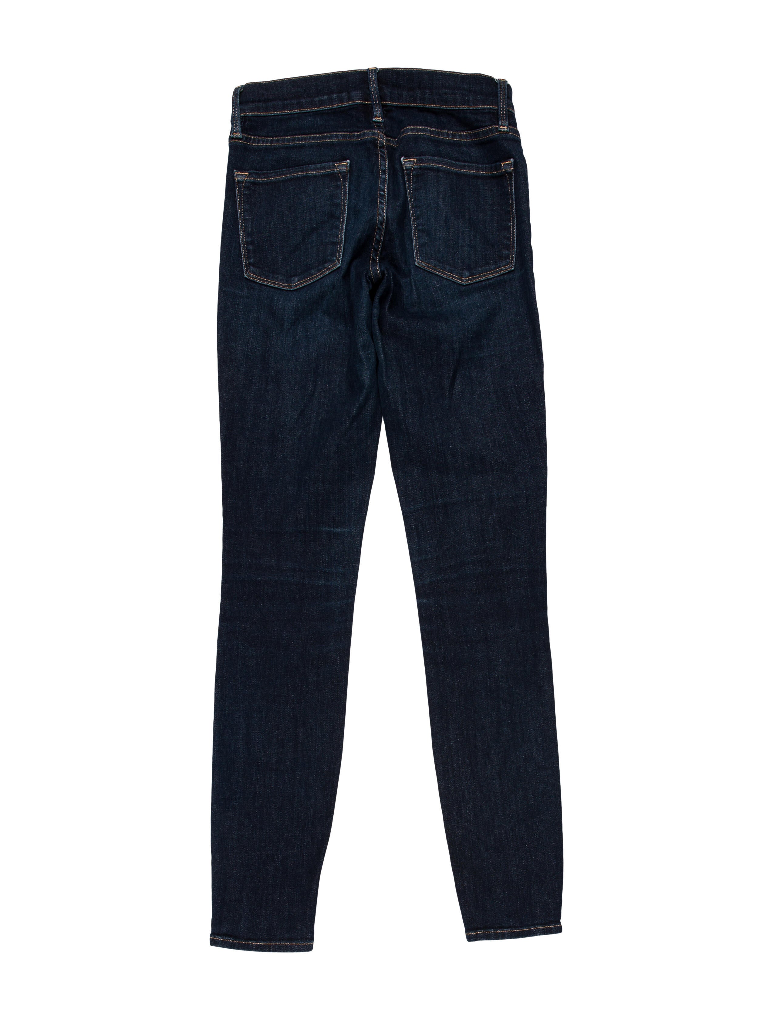 FRAME Low-Rise Skinny Leg Jeans
