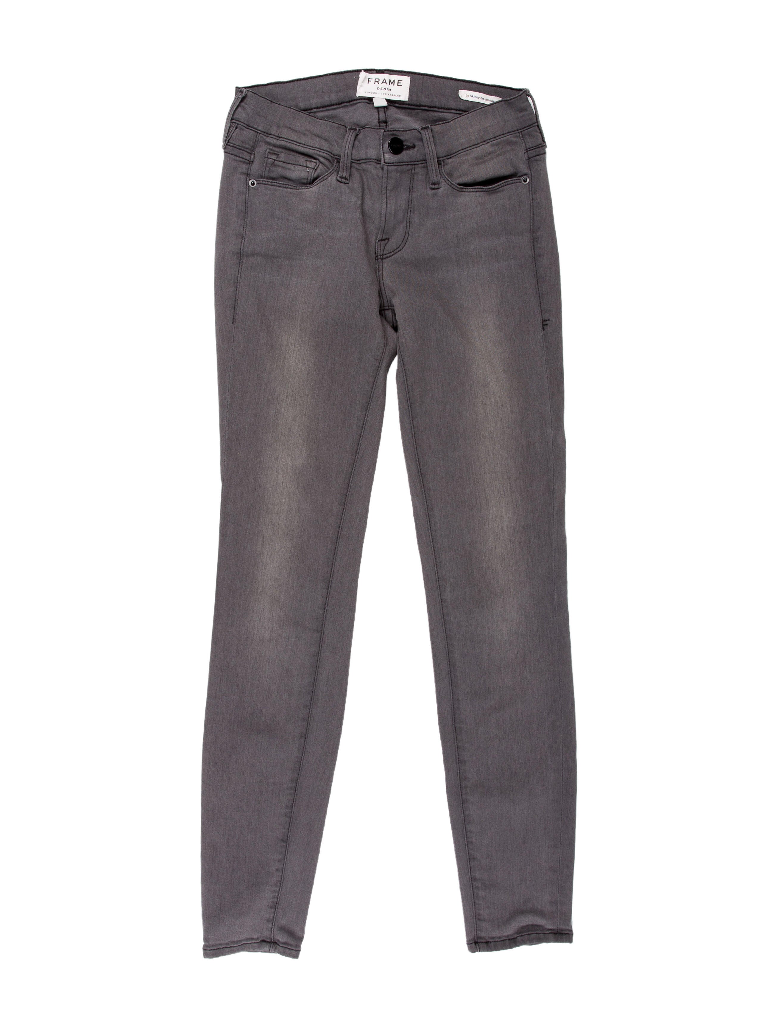 FRAME Low-Rise Skinny Leg Jeans