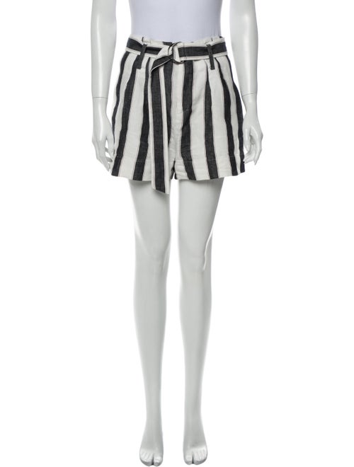 Frame Linen Mini Shorts White