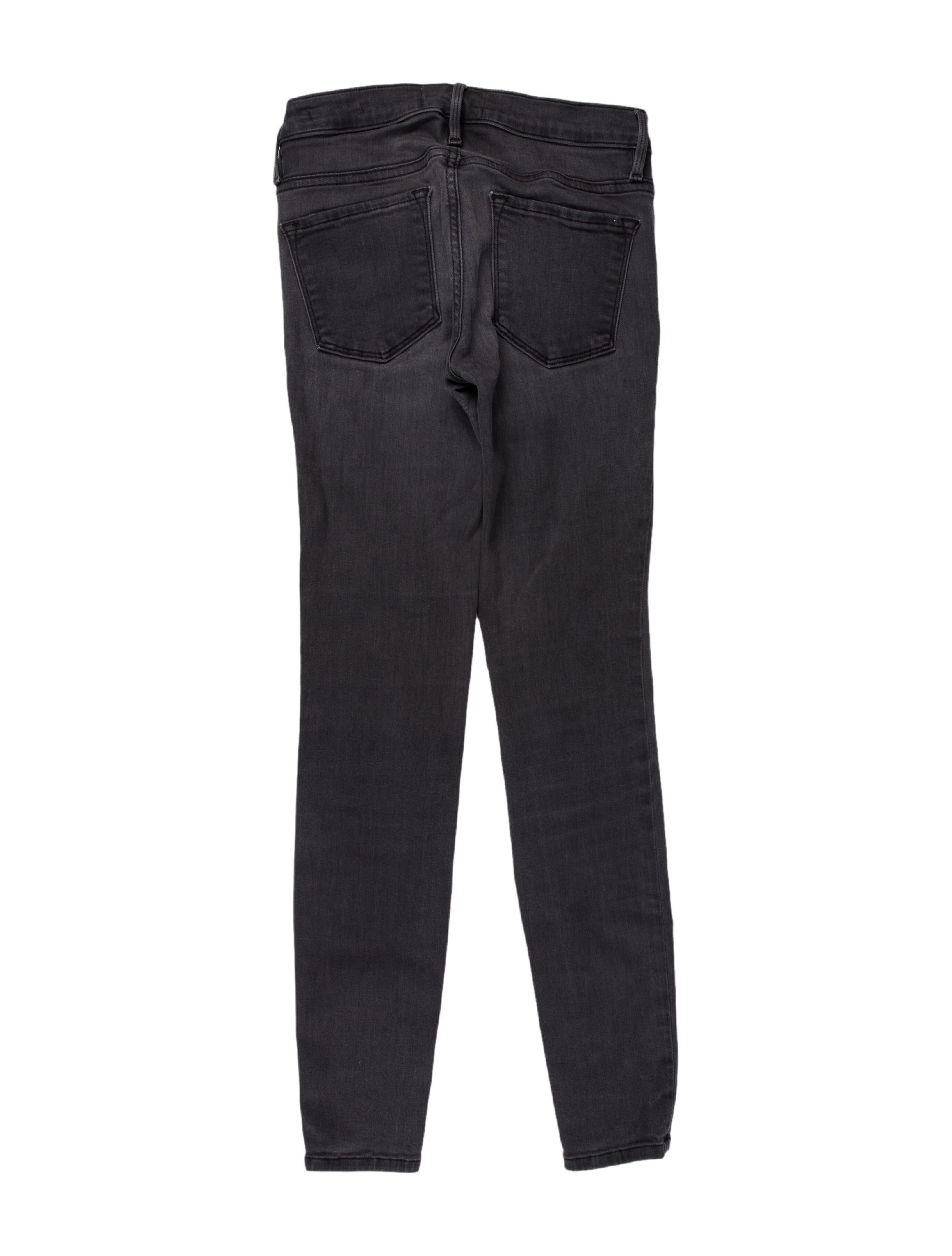 FRAME Low-Rise Skinny Leg Jeans