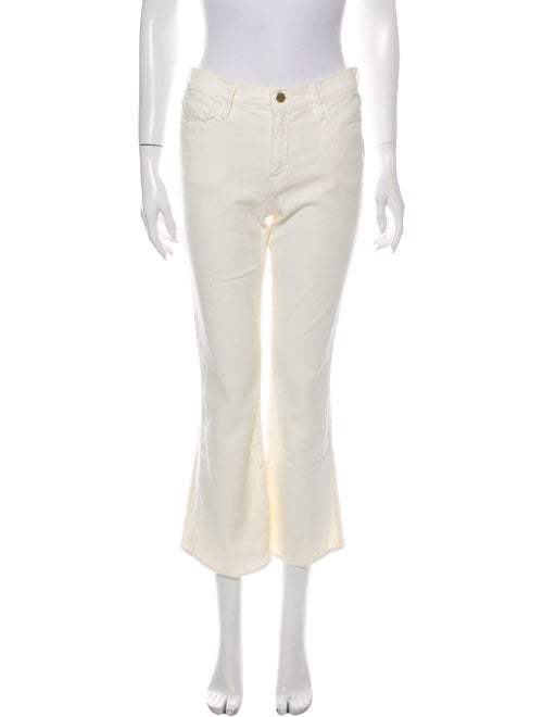 Frame Mid-Rise Flared Jeans