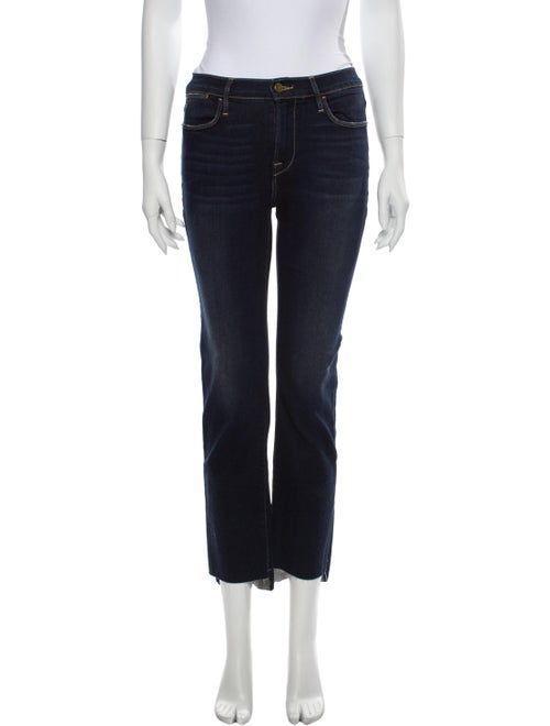 Frame Le High Straight Straight Leg Jeans Blue