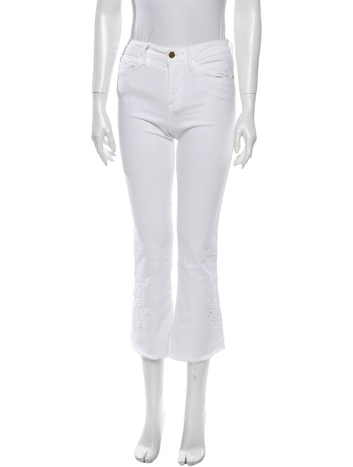 Frame Flared Pants White