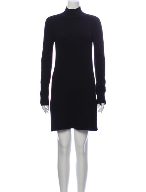 Frame Cashmere Mini Dress Black