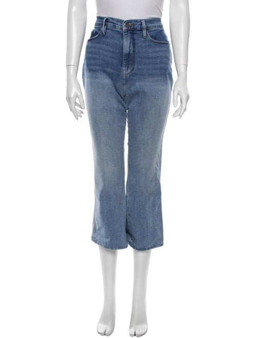 Frame High-Rise Flared Jeans Blue