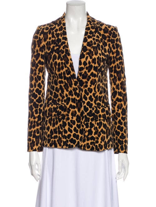 Frame Animal Print Blazer
