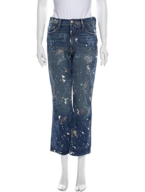 Frame High-Rise Flared Jeans Blue