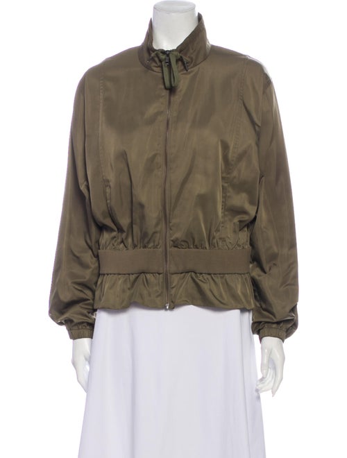 Frame Bomber Jacket Green