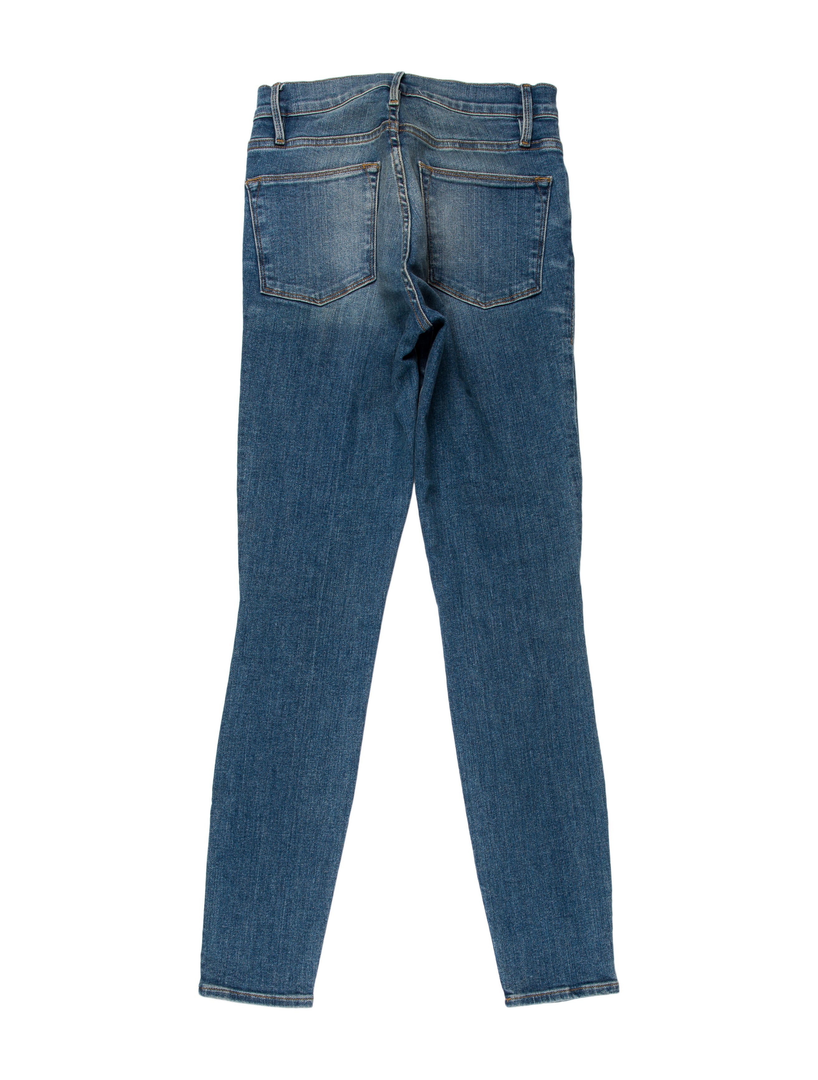 FRAME Mid-Rise Skinny Leg Jeans