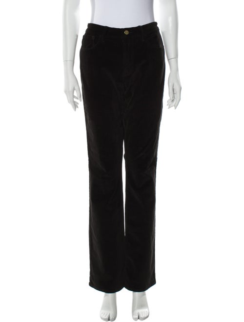 Frame Straight Leg Pants Black