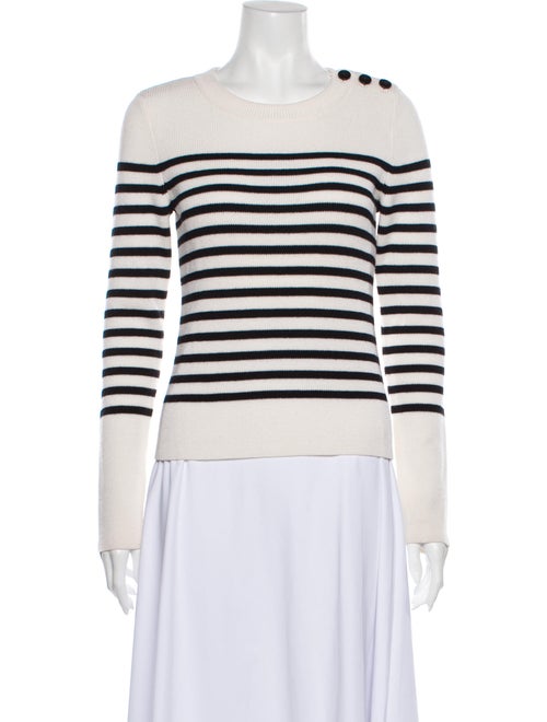 Frame Merino Wool Striped Sweater Wool