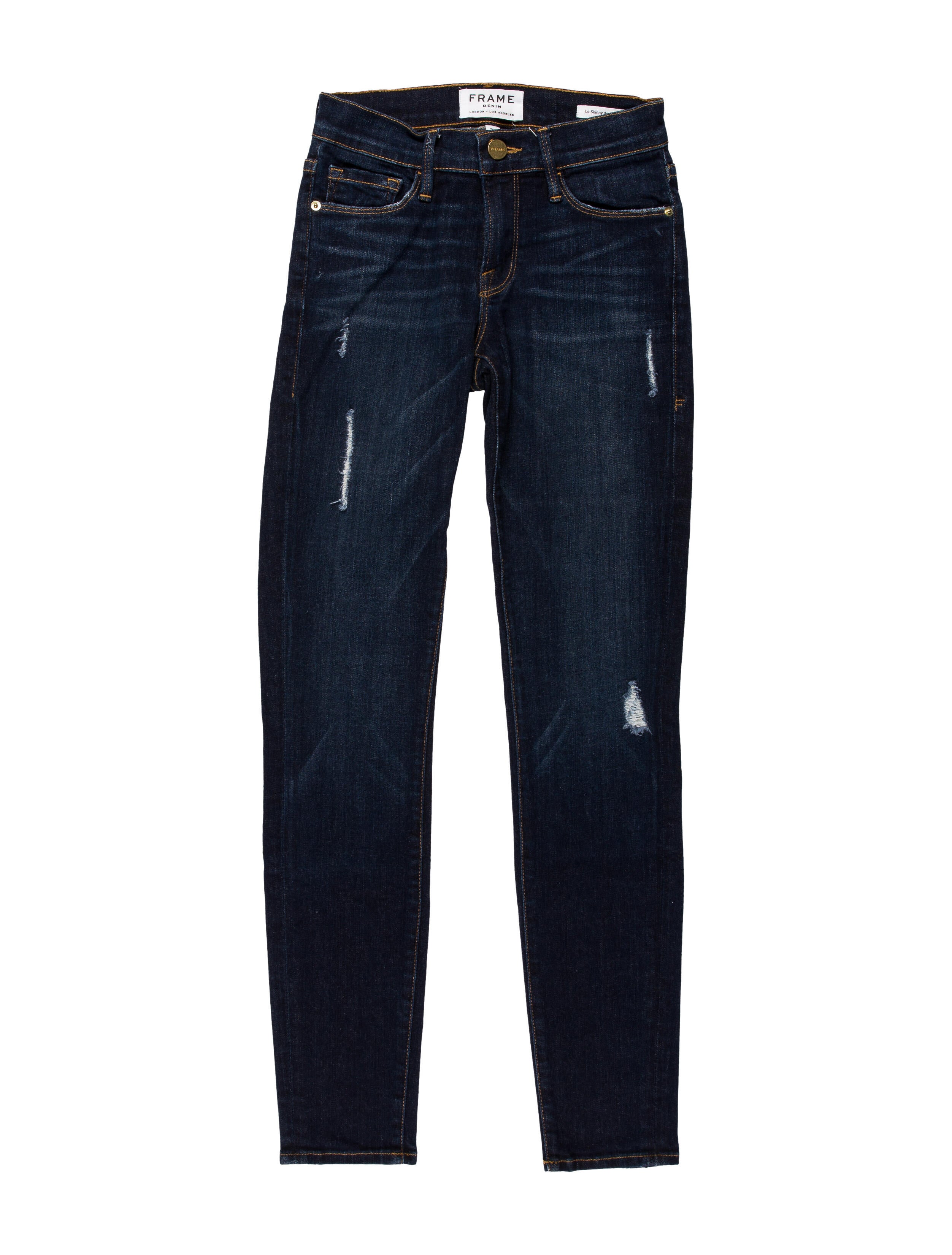 FRAME Low-Rise Skinny Leg Jeans