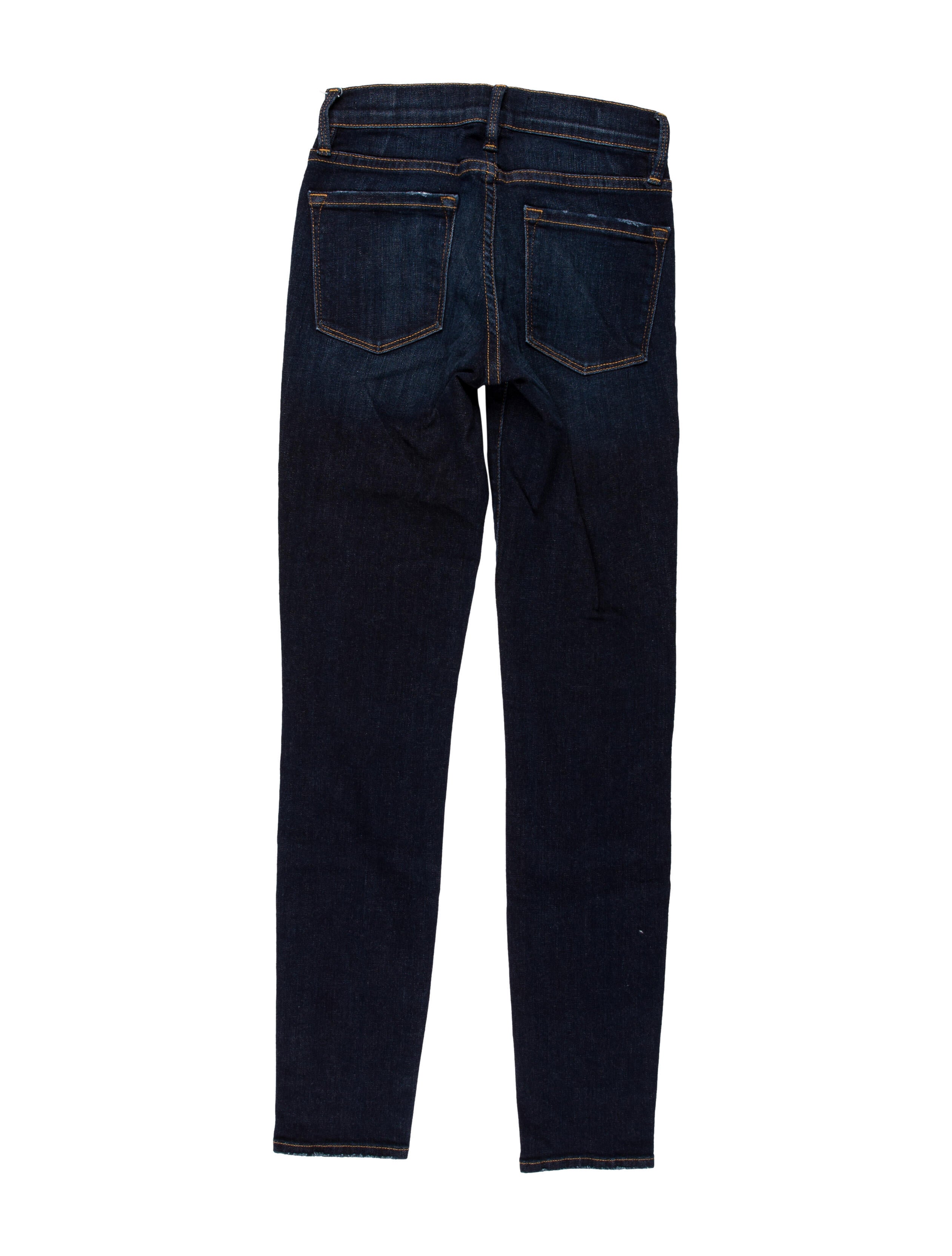 FRAME Low-Rise Skinny Leg Jeans