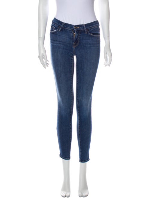 FRAME Low-Rise Skinny Leg Jeans