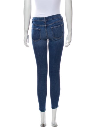 FRAME Low-Rise Skinny Leg Jeans