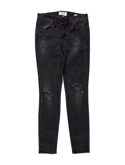 FRAME Low-Rise Skinny Leg Jeans