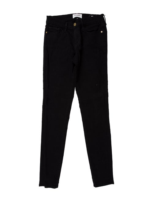 FRAME Mid-Rise Skinny Leg Jeans